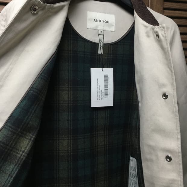 AND YOU 트렌치 코트 새상품