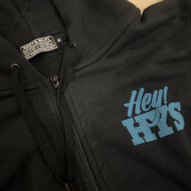 히스테릭글레머 / HEY! HYS Zip Hoodie 후드집업 / M