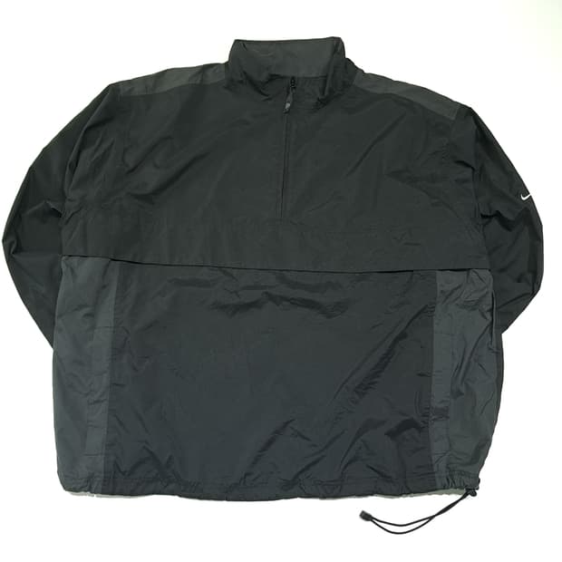 CK051 2XL 나이키골프 00s 스톰핏 하프집업 블랙 바람막이 자켓