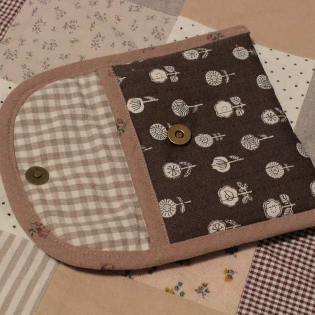 핸드메이드 누빔 파우치