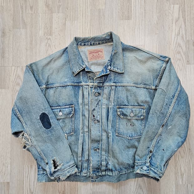 세인트미카엘 x 베르베르진 데님자켓 42