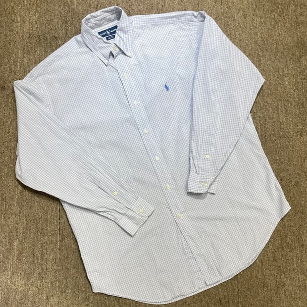 (M) POLO 폴로 랄프로렌 체크 셔츠  