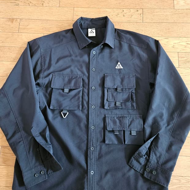 나이키 ACG 드라이핏 UV 디베스테이션 트레일 셔츠 블랙 xxl