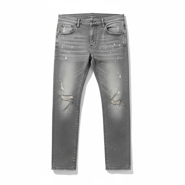 디스퀘어드2 페인팅 팬츠 그레이 50