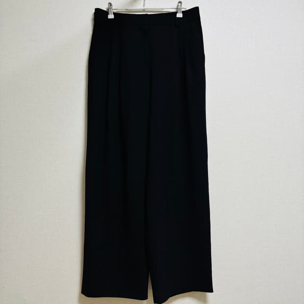 24s 시스템 어티튜드 아카이브 블랙 와이드 슬랙스