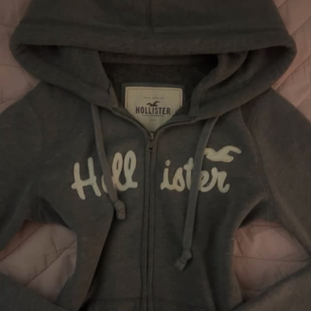 홀리스터 딱붙핏 후드집업