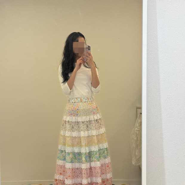 Vintage patchwork skirt