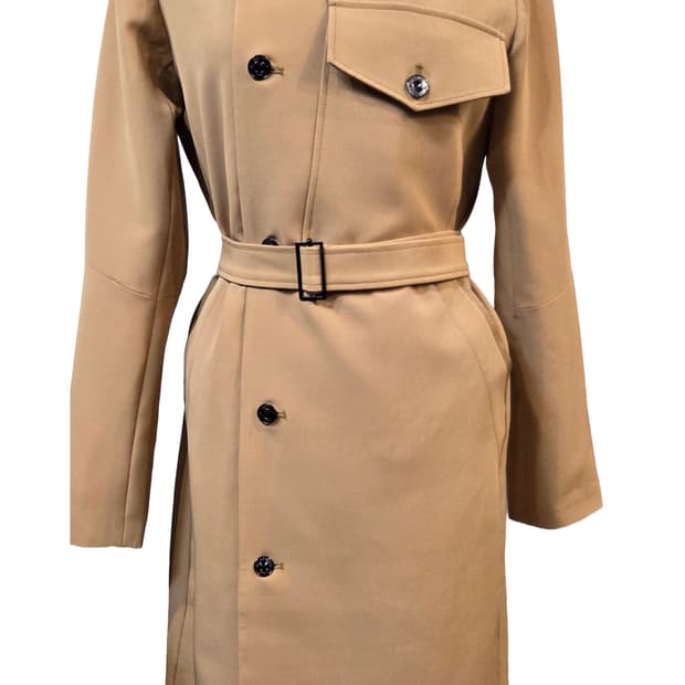 G-STAR 베이지 벨트 트렌치 코트(XS/S)