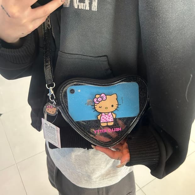 HJELLO KITTY CLEAR SHOULDER BAG 헬로키티 숄더백