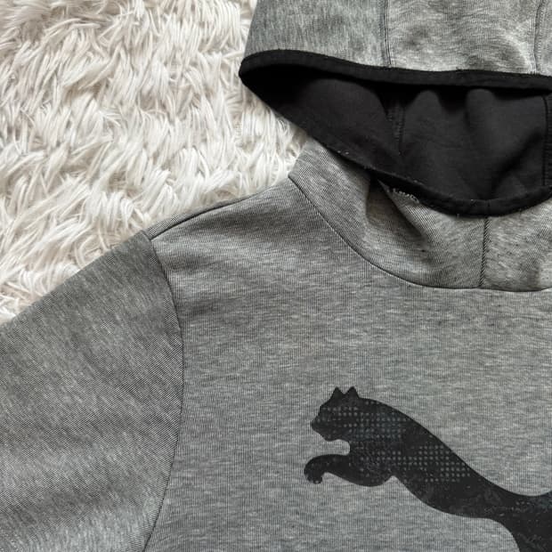 PUMA 일본빈티지 후드티 반팔 푸마 후드반팔 빈티지반팔 M 40