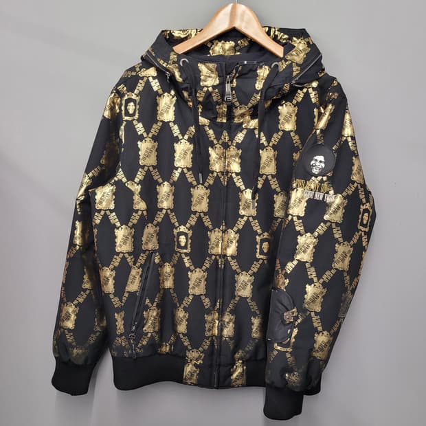 Fubu 후부 컬렉션 패턴 점퍼 자켓