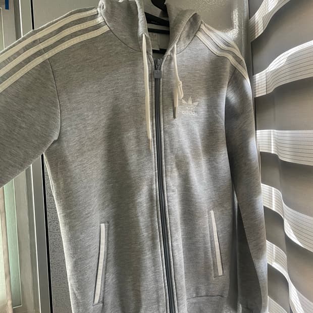 아디다스 그레이 집업 90