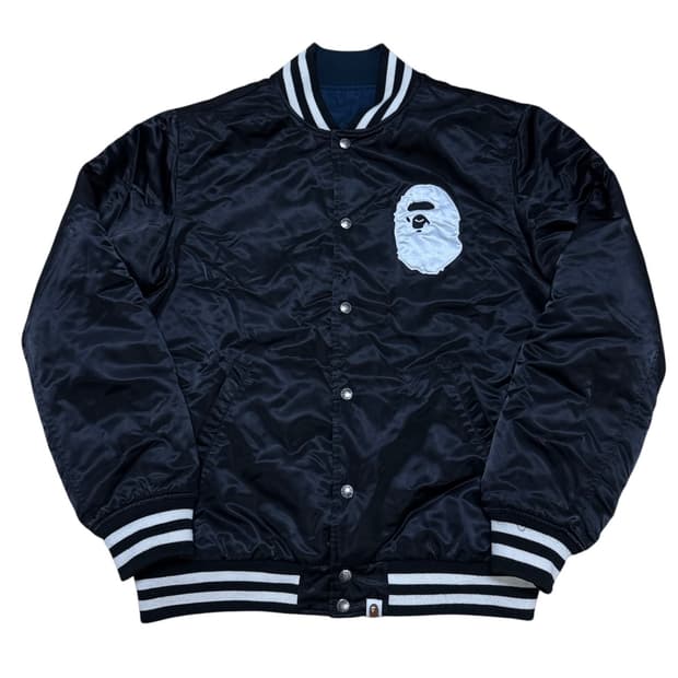 베이프 22ss 리버시블 바시티 자켓