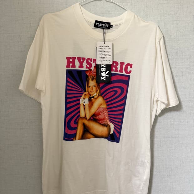 HYSTERIC GLAMOUR × PLAYBOY  콜라보 그래픽 티셔츠 