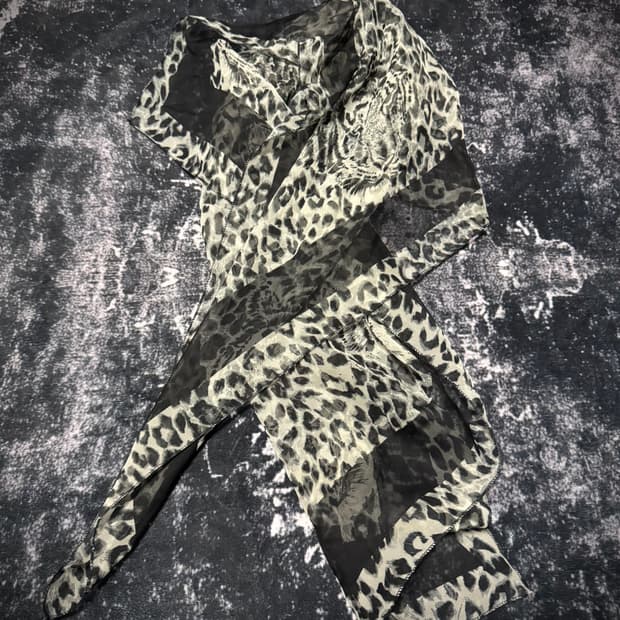 leopard scarf