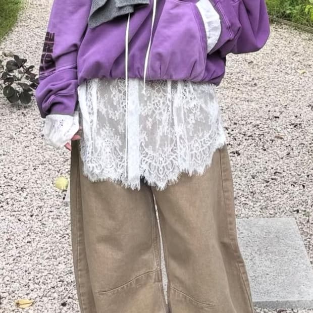 스탠드얼론 STANDALONE 그레이 커브드 데님 (1 size)