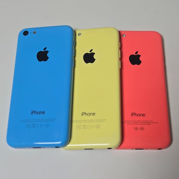 아이폰 5C 여러 색상