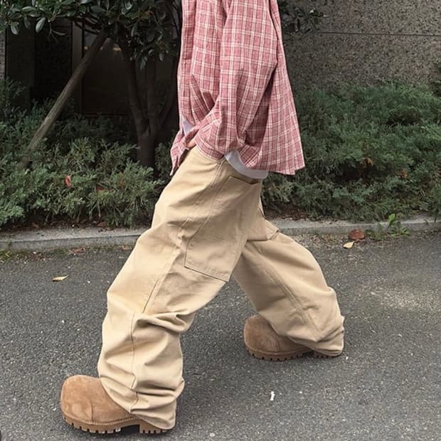 MJD 빅 포켓 배기 팬츠 베이지