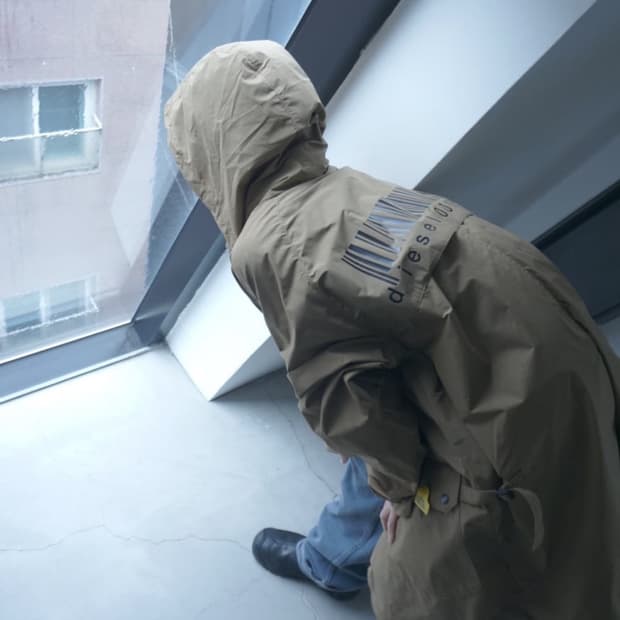 [ Diesel ] hooded trench