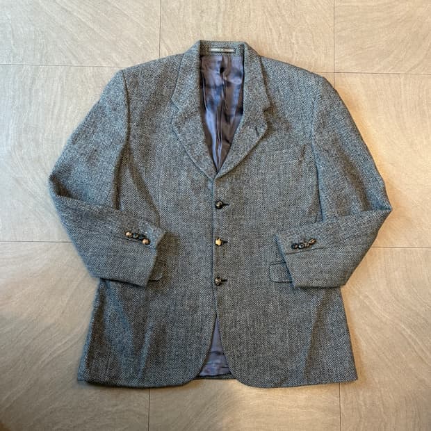 빈티지 해리스트위드 울 자켓 