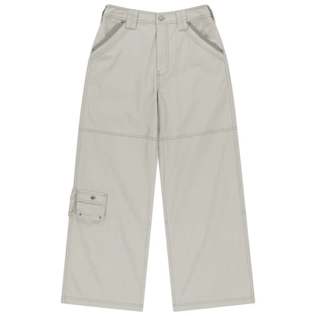 SNAP WORK PANTS LIGHT BEIGE