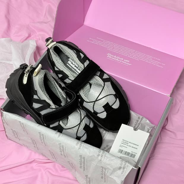 락피쉬웨더웨어 글로니 벨크로 메리제인 블랙 240