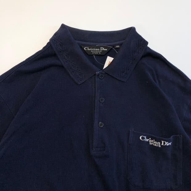 크리스찬 디올  카라 디테일 폴로셔츠 