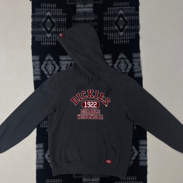 디키즈 그레이 후드티