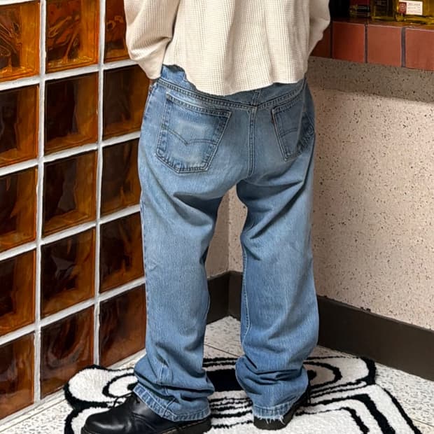 MADE IN USA 🇺🇸 90's 리바이스 517 부츠컷 오렌지탭