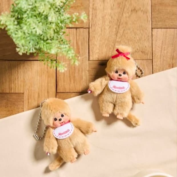 몬치치 스탠다드 미니어쳐 키링 베이지 색상 신상 남아,여아