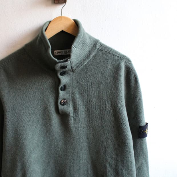 스톤아일랜드 1/4 니트