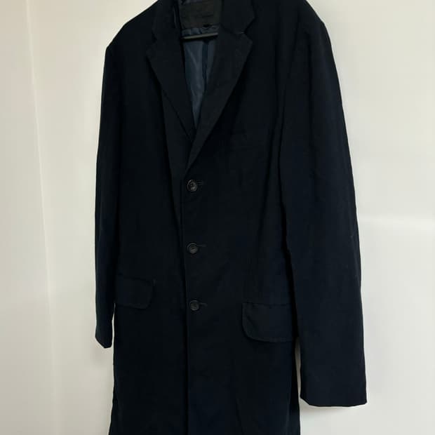 꼼데가르송옴므 축융 울 코트