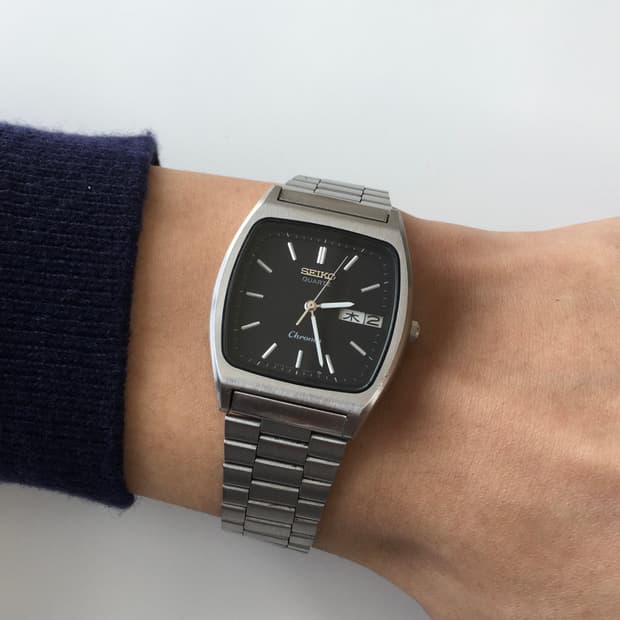 80s seiko chronos square quartz(ver.2)