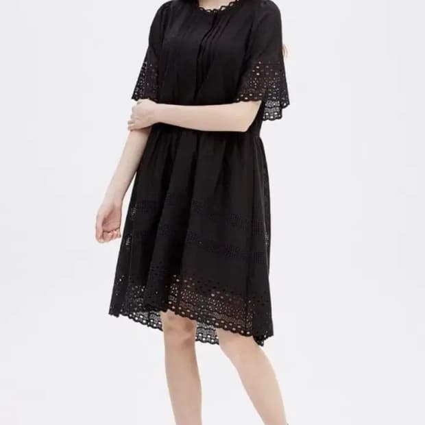 SJSJ 펀칭 라인 원피스 가슴둘레 88