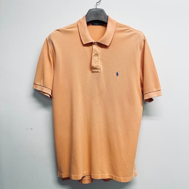 폴로 랄프로렌 오렌지 반팔 카라티 (XL)