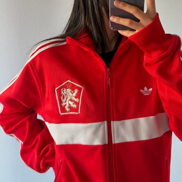 [S]아디다스 체코 슬로바키아 국가대표 트랙탑 져지