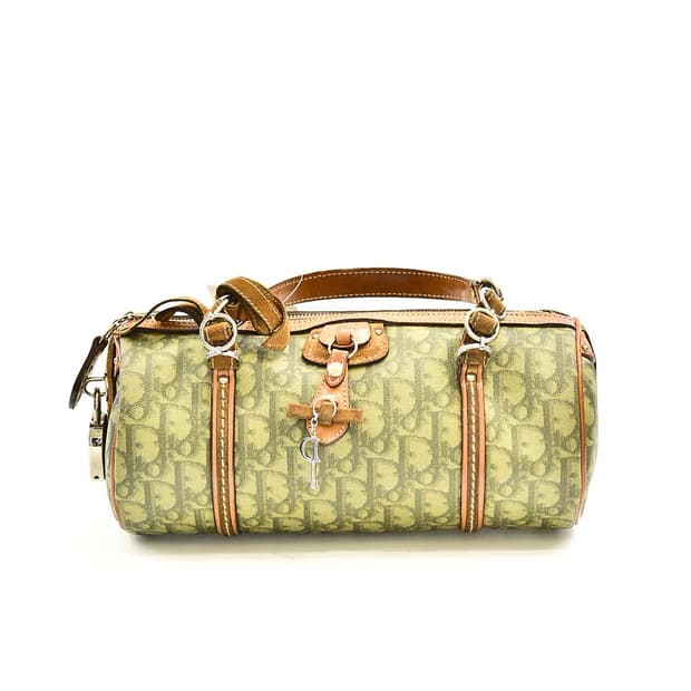 디올 카키 오블리크 로맨틱 배럴 토트백 (정품)