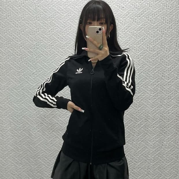 아디다스 빈티지 오리지널 삼선 유로파 져지 집업 90 C13674