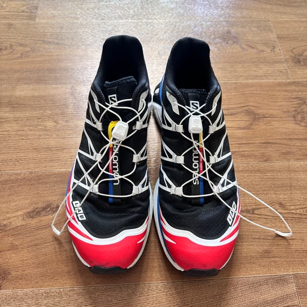 살로몬 xt-6 레이싱 블랙 레드