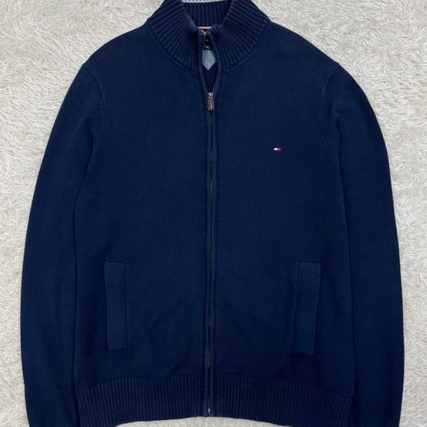 타미 힐피거 니트 집업 가디건/#532