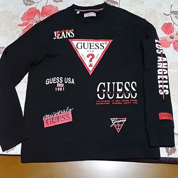 게스 맨투맨 실측105 가슴58 기장74