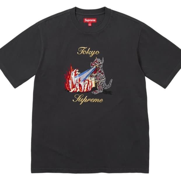 슈프림 몬스터 숏슬리브 탑 블랙 - 26SS