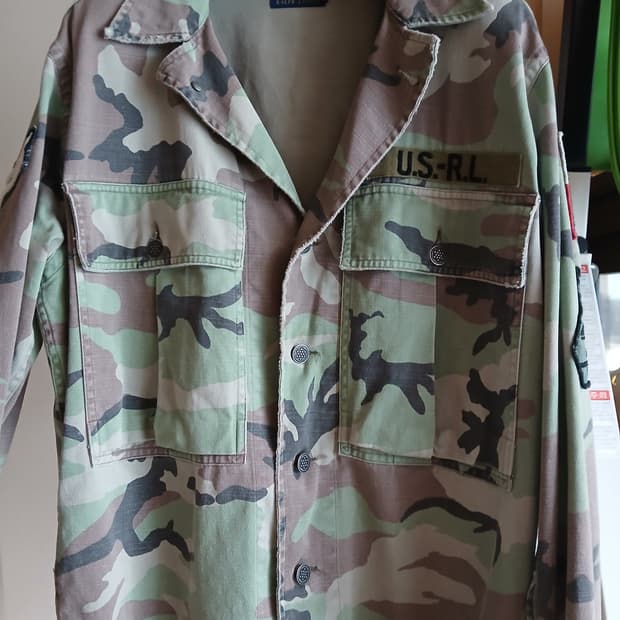 랄프로렌 카모 자켓