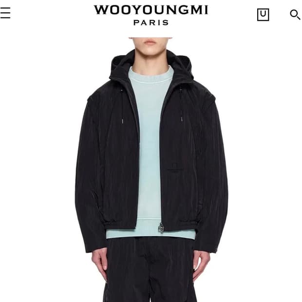 우영미 나일론 자캣 바람막이