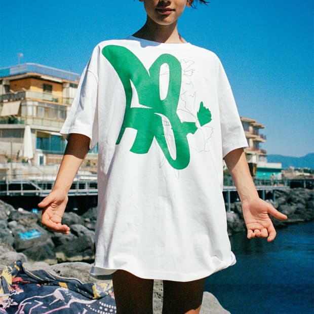 (단종매물) 앤더슨벨 22ss AB로고 반팔티 그린 (XL)