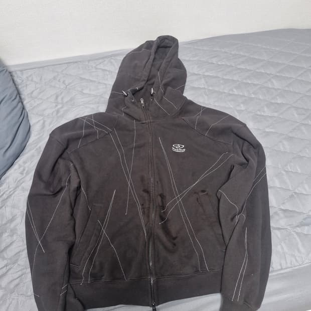 트래블 모어라이닝 후드집업 블랙 m