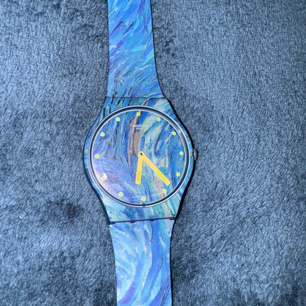 모마 moma 스와치 별이 빛나는 밤 반고흐 한정판