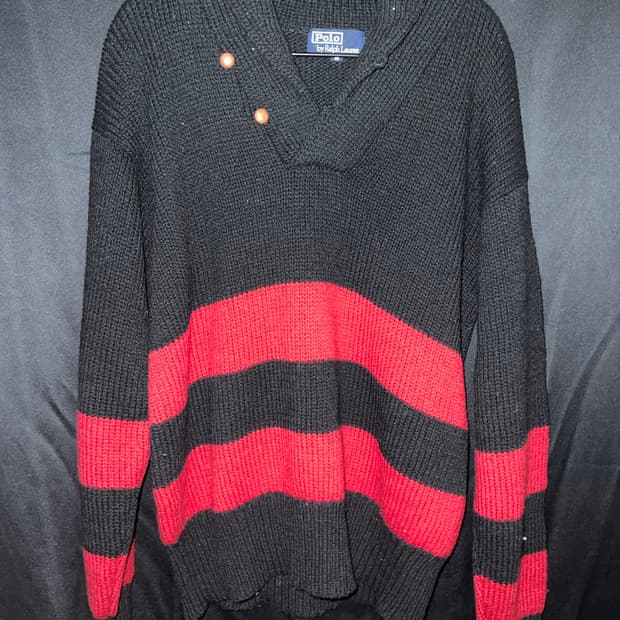 polo 숄카라 니트