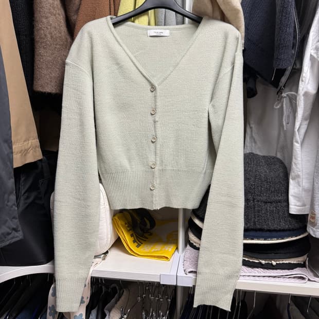 연민트 니트 가디건