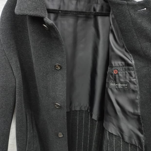 입생로랑 남성 모직 코트 105